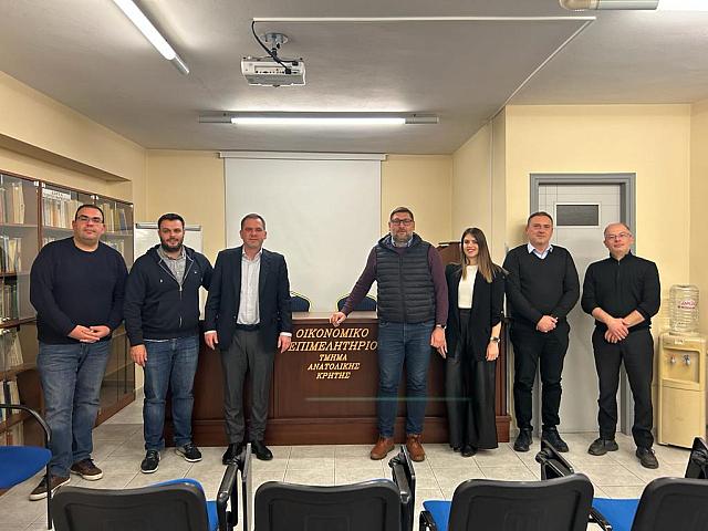 Ο Φ. Λαμπρινός &nbsp;στο Οικονομικό Επιμελητήριο