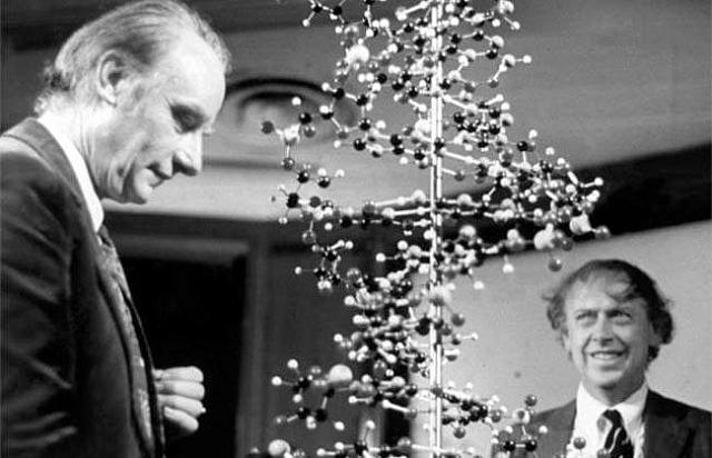 Οι Φράνσις Κρικ και Τζέιμς Γουάτσον