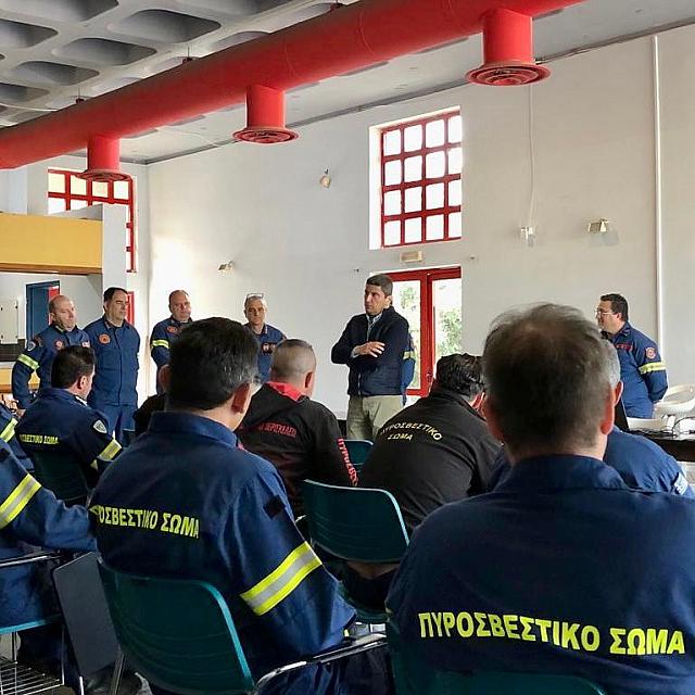 Αυγενάκης: Κοντά στο προσωπικό των Σωμάτων Ασφαλείας