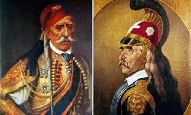 Ο Θεόδωρος Κολοκοτρώνης και ο Δημήτριος Πλαπούτας