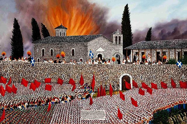 Σαν σήμερα το 1826, η ηρωϊκή έξοδος των Ελλήνων αγωνιστών κατά την πολιορκία της Βαρνάκοβας