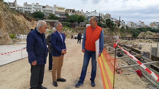 αθλητικο κεντρο αγιας αικατερινης - θεμελιωση