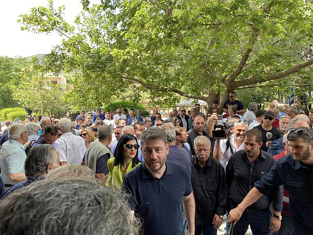 Ο Νίκος Ανδσρουλάκης στις Αρχάνες