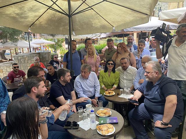 Ο Νίκος Ανδσρουλάκης στις Αρχάνες