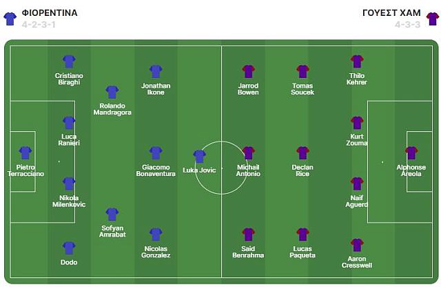 Φιορεντίνα - Γουέστ Χαμ 