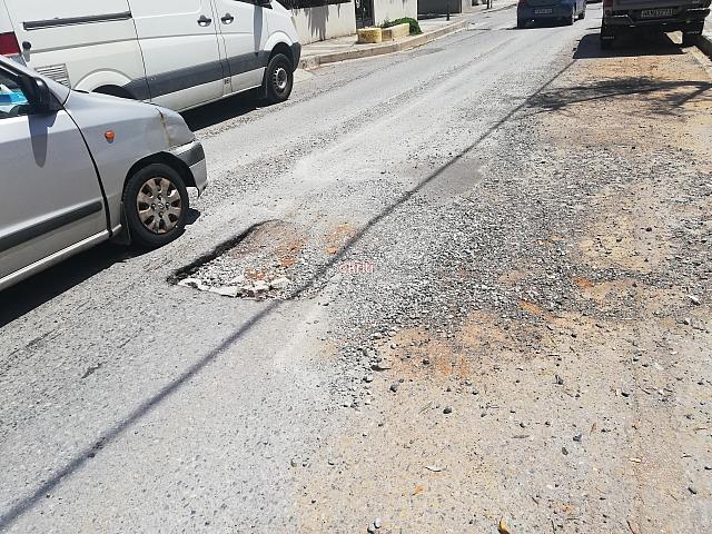 Λακκούβα στην Κονδυλάκη