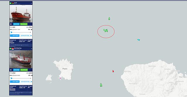 Σύγκρουση φορτηγών πλοίων ανοιχτά της Χίου