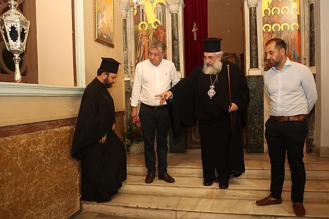 Η Περιφέρεια χρηματοδοτεί τα έργα αναστήλωσης του Ιερού Μητροπολιτικού Ναού του Αγίου Μηνά