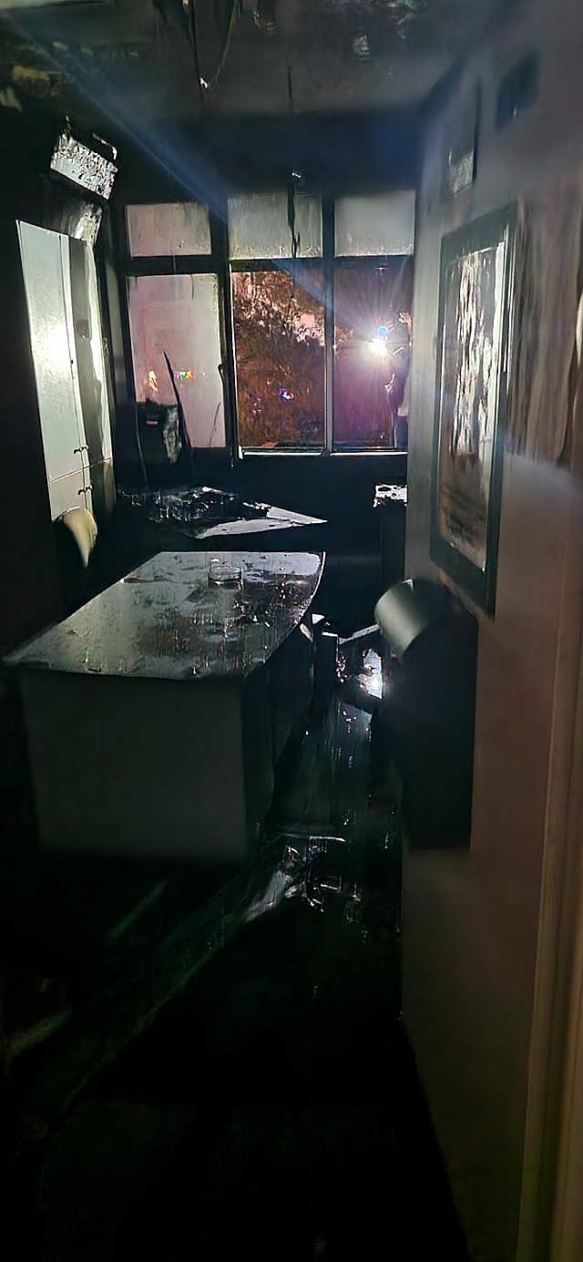 φωτια στο Εργατικό Κέντρο