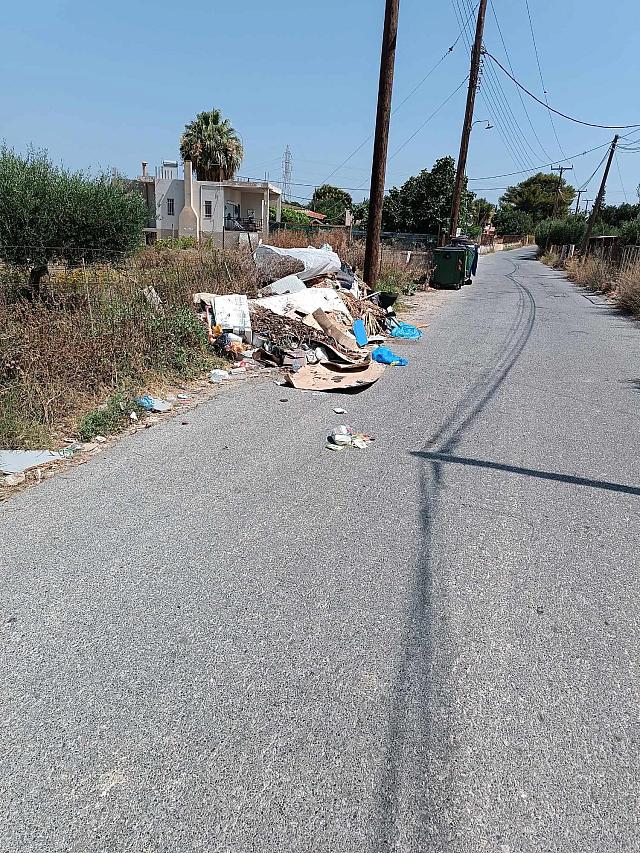 Γούρνες Τεμένους - Σκουπίδια