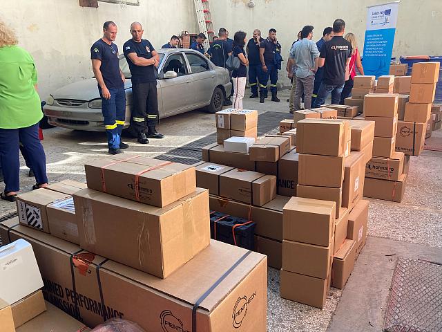 Κρήτη - πυροσβεστική: Ενίσχυση με σύγχρονο διασωστικό εξοπλισμό