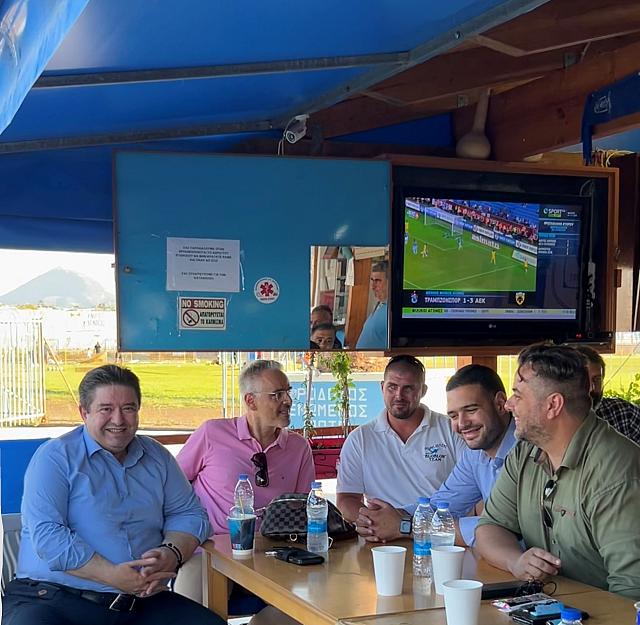 Ο αθλητισμός προτεραιότητα για τον Μιχάλη Καραμαλάκη