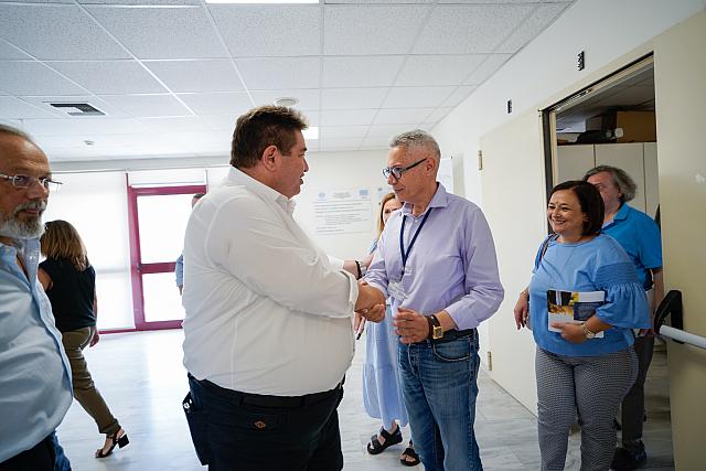 Στην 7η ΥΠΕ και τον ΕΦΚΑ ο Μιχάλης Καραμαλάκης