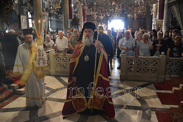 Ο Αρχιεπίσκοπος Κρήτης στην Τήνο