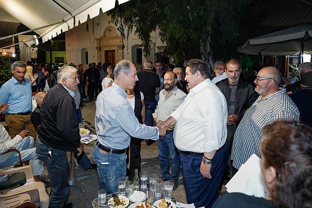 Η ενδοχώρα του Ηρακλείου στηρίζει Μιχάλη Καραμαλάκη