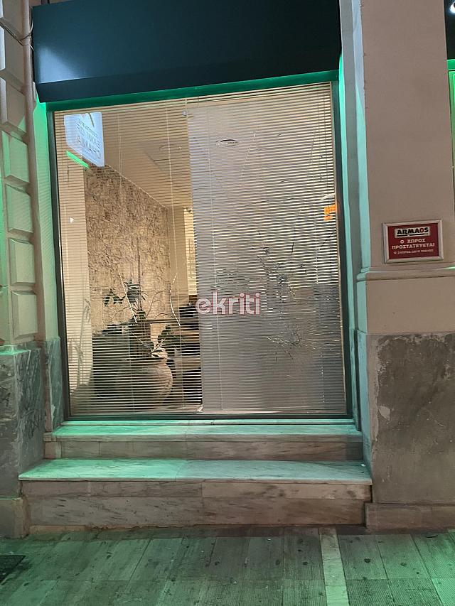 Καταστροφές στο κέντρο του Ηρακλείου