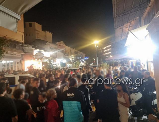 καυγάς στα Χανιά