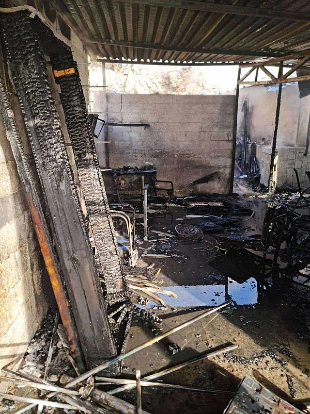 Πυρκαγιά σε αποθήκη