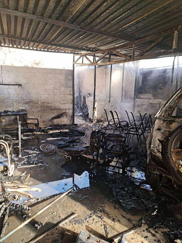 Πυρκαγιά σε αποθήκη