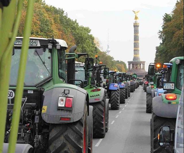 Βερολίνο - Κινητοποιήσεις αγροτών 