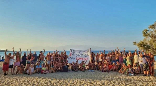 Γυμνιστές Γαύδος παραλία