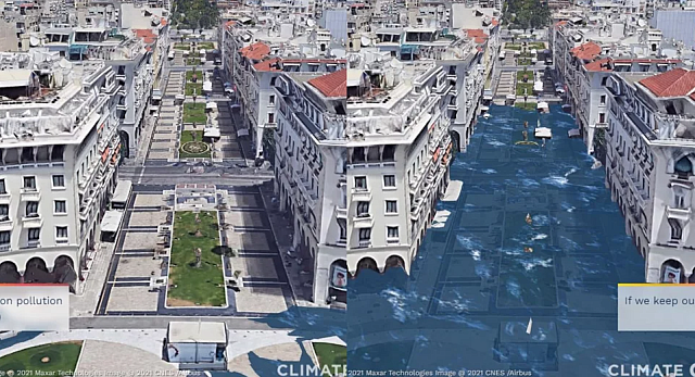 Θεσσαλονίκη στάθμη θάλασσας