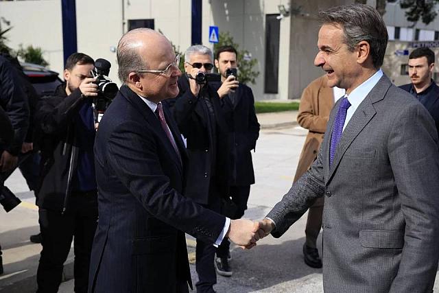 Μητσοτάκης - εγκαίνια εργοστασίου φαρμακευτικής