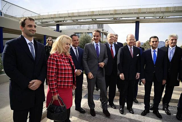 Μητσοτάκης - εγκαίνια εργοστασίου φαρμακευτικής