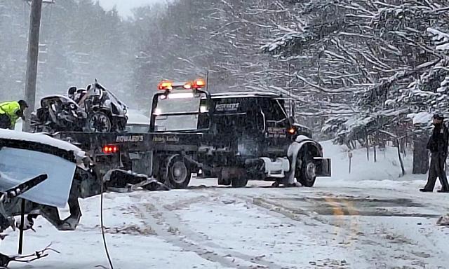 ΙΧ χιόνια ατύχημα