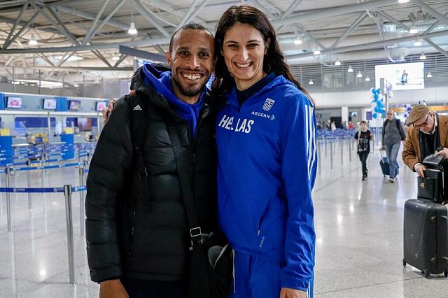 Κώστας Δουβαλίδης και Τατιάνα Γκούσιν