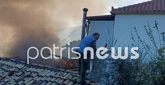 φωτια Ηλεία ηλικιωμένη