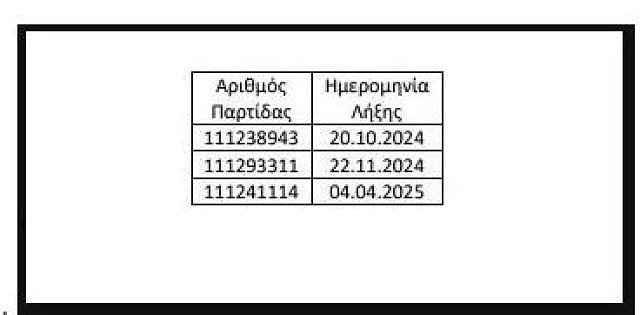 παρτιδες γαλακτος