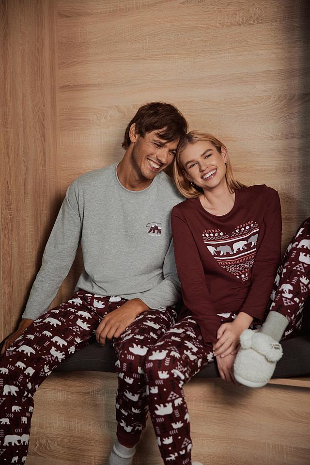 πιτζάμες, χριστουγεννιάτικες πιτζάμες, πιτζάμες για ζευγάρια