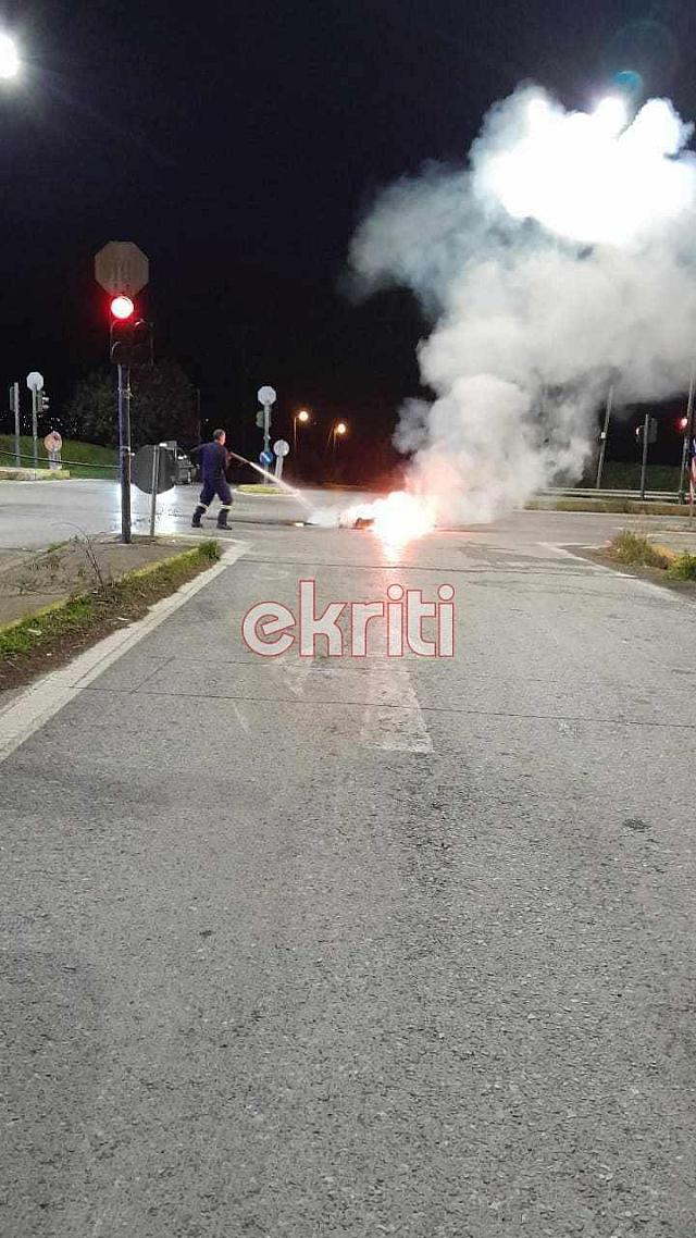 κόμβος σκαλανίου φωτιά