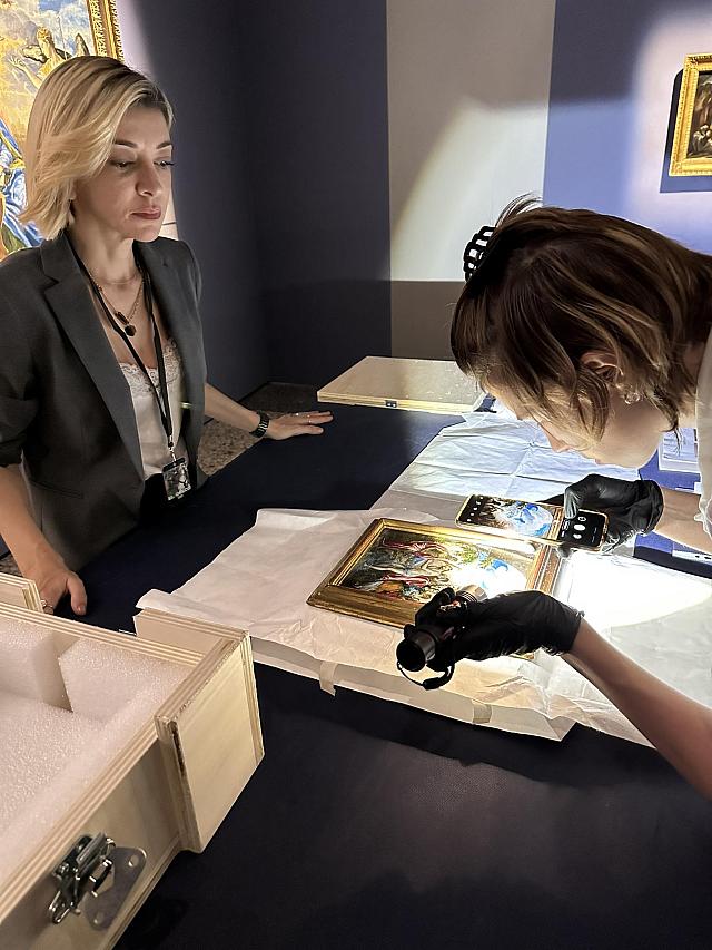 το έργο του Δομήνικου Θεοτοκόπουλου «Η βάπτιση του Χριστού»