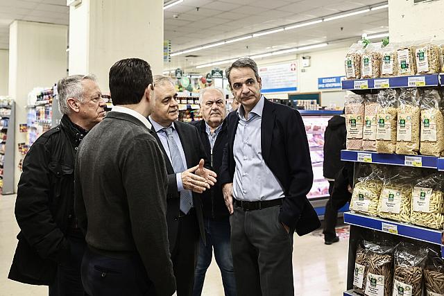 Μητσοτάκης σούπερ μάρκετ