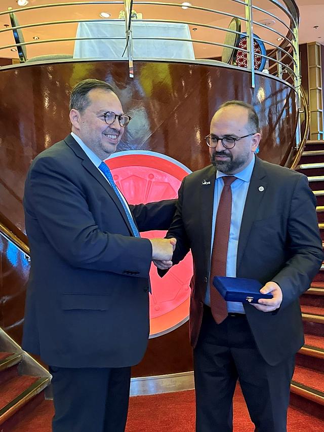 εκδήλωση για την έναρξη της κρουαζιέρας