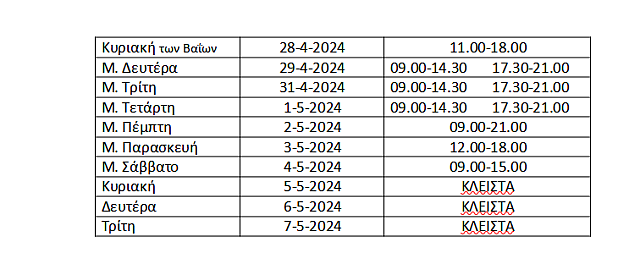 ωράριο εμπορικός σύλλογος