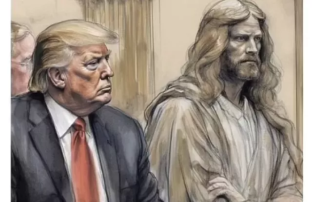 τραμπ χριστος