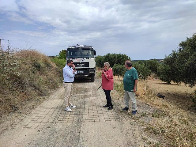 Συνεχίζονται οι εργασίες τσιμεντοστρώσεων και ασφαλτοστρώσεων στο Δήμο Ηρακλείου