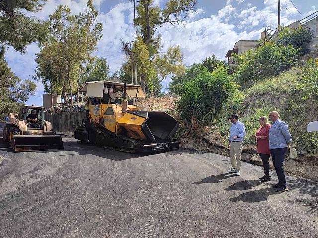 Συνεχίζονται οι εργασίες τσιμεντοστρώσεων και ασφαλτοστρώσεων στο Δήμο Ηρακλείου