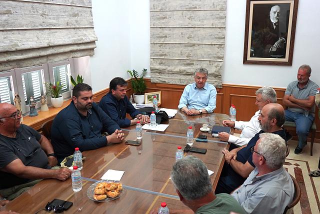 λειψυδρια - σύσκεψη περιφερειας