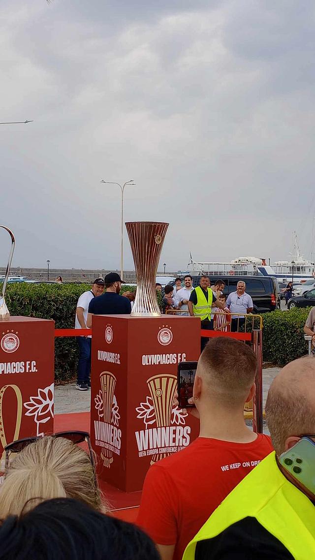 Στο Ηράκλειο οι ευρωπαϊκές κούπες του Ολυμπιακού!