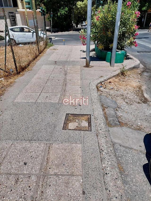 πεζοδρόμιο ηράκλειο