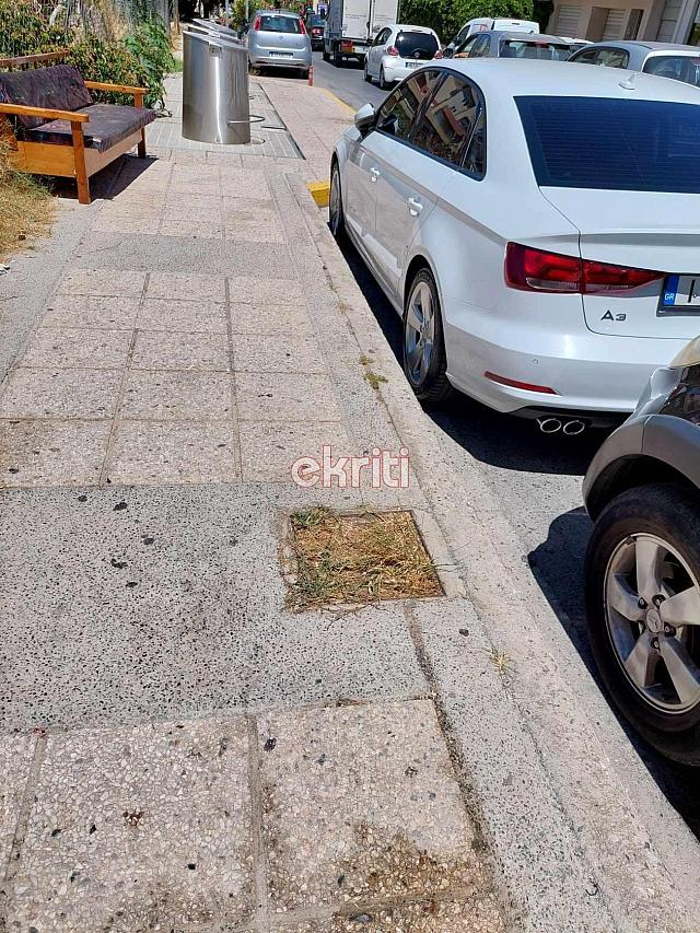 πεζοδρόμιο ηράκλειο