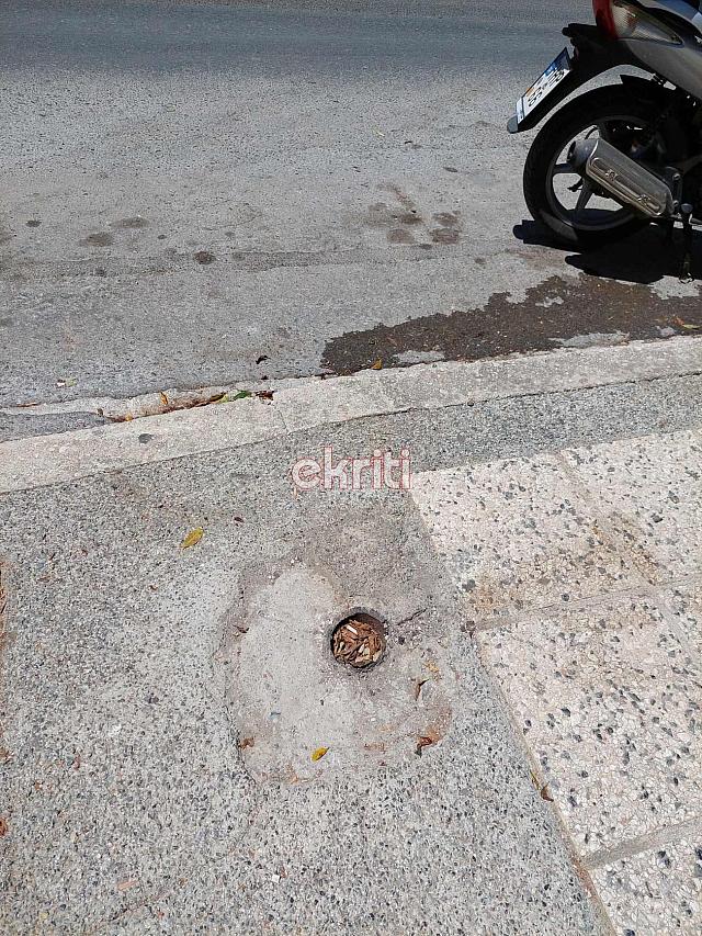 πεζοδρόμιο ηράκλειο