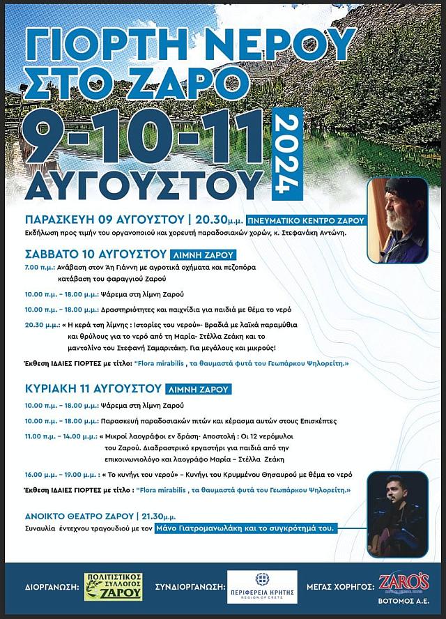 ΓΙΟΡΤΗ ΝΕΡΟΥ ΣΤΟ ΖΑΡΟ