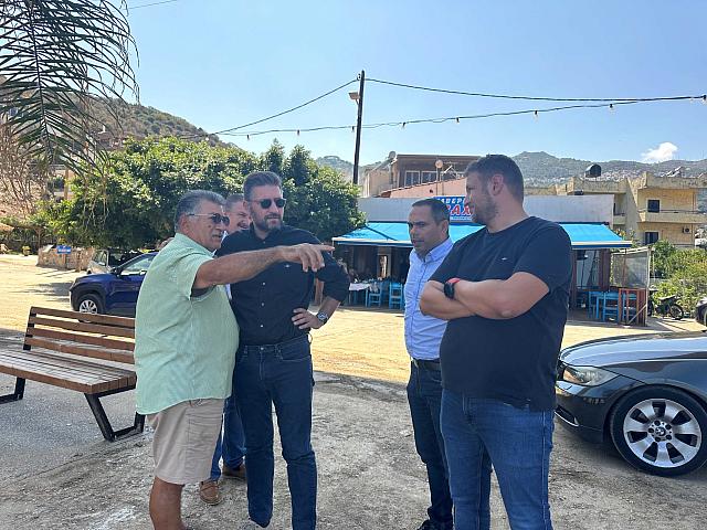 Εργασιες σε Παλαιόκαστρο και Λυγαριά