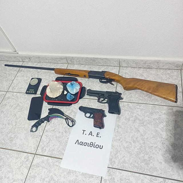 κοκαίνη όπλα λασίθι