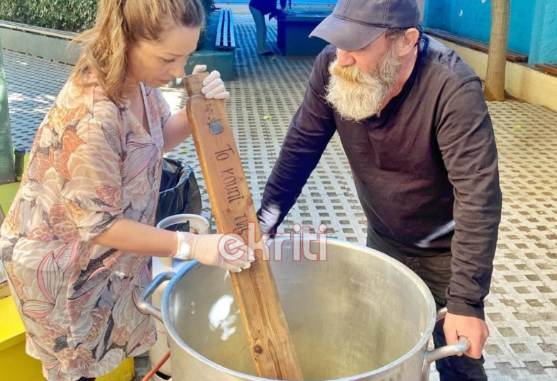 Κατερίνα Λένη στην κοινωνική κουζίνα "ο άλλος άνθρωπος"